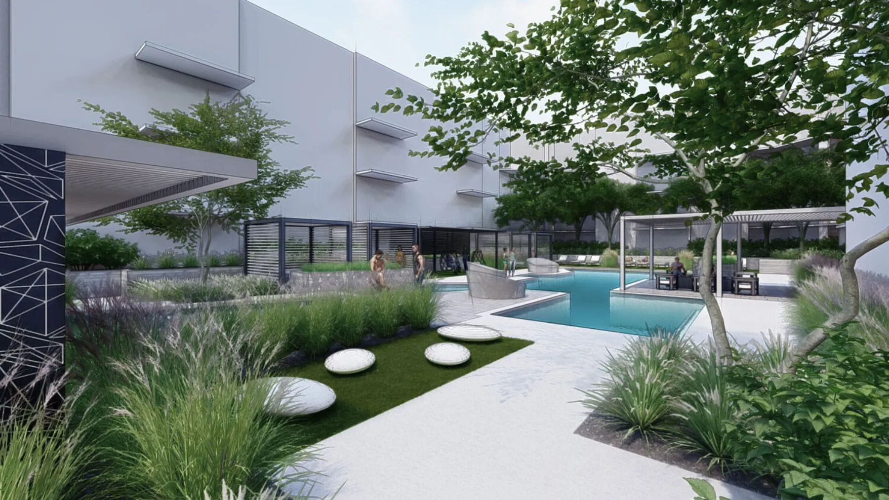 Van Winkle Crossing, pool amenity (concept rendering)