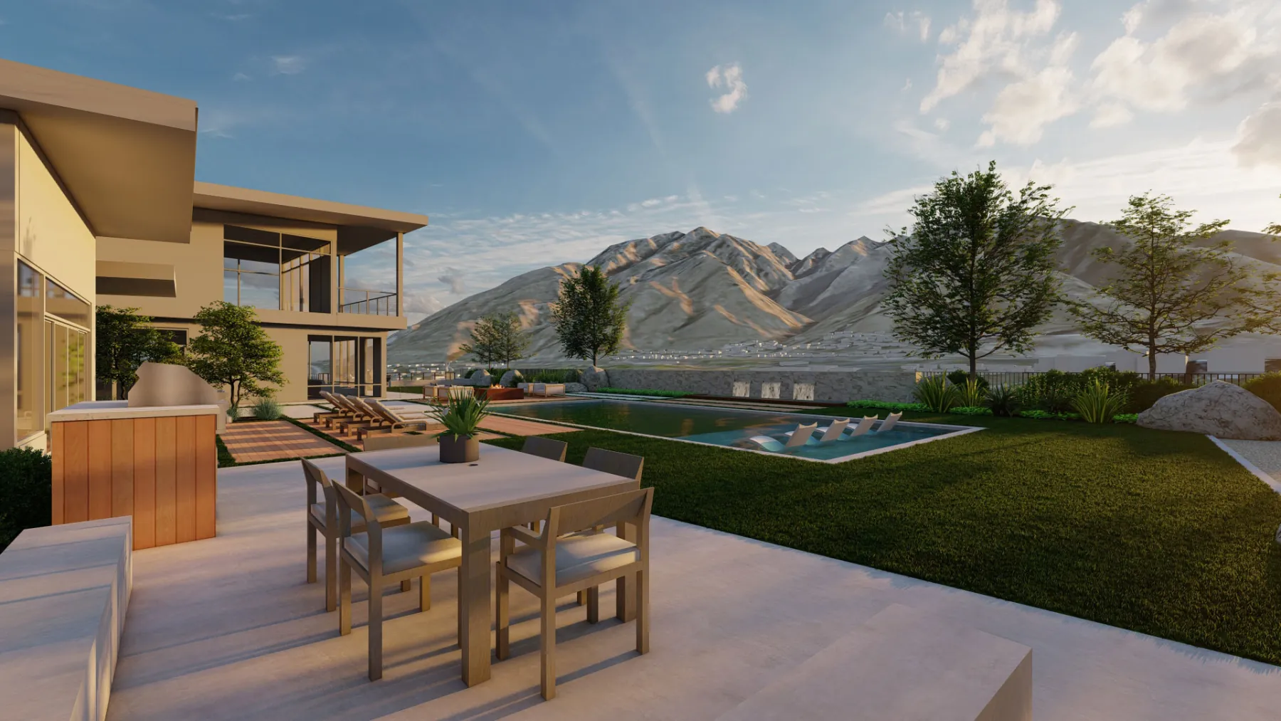 Virginia Hills, dining patio (concept rendering)