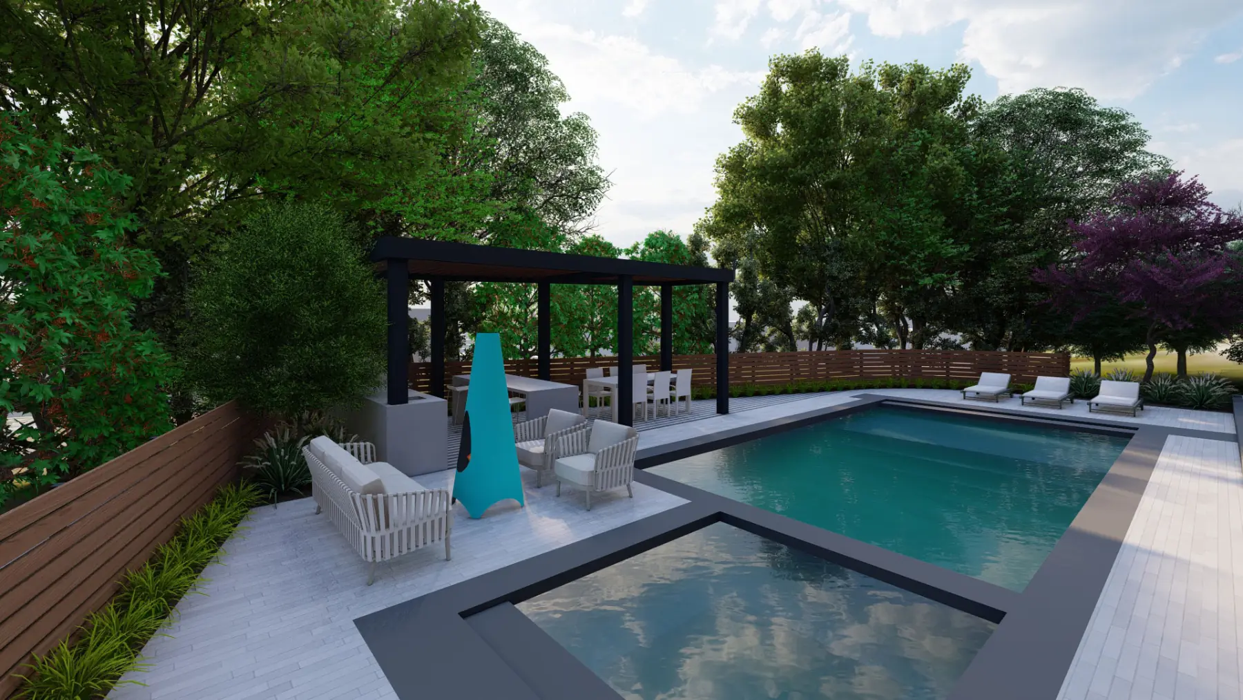 Wallace Lane, backyard (concept rendering)