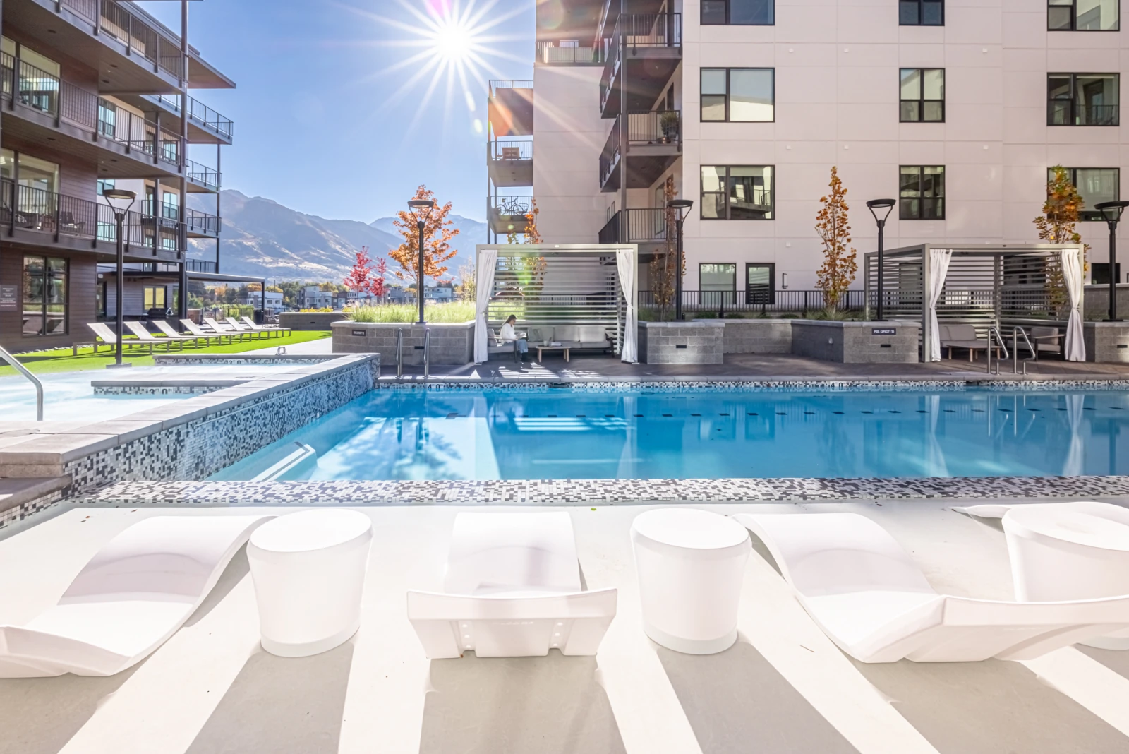 The pool terrace, every angle, photo 1 of 6
