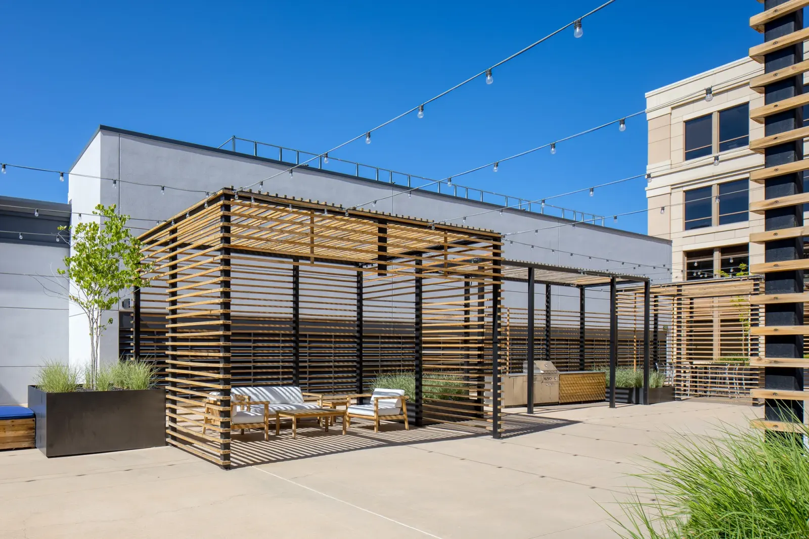 The rooftop · The Gateway, downtown Salt Lake City