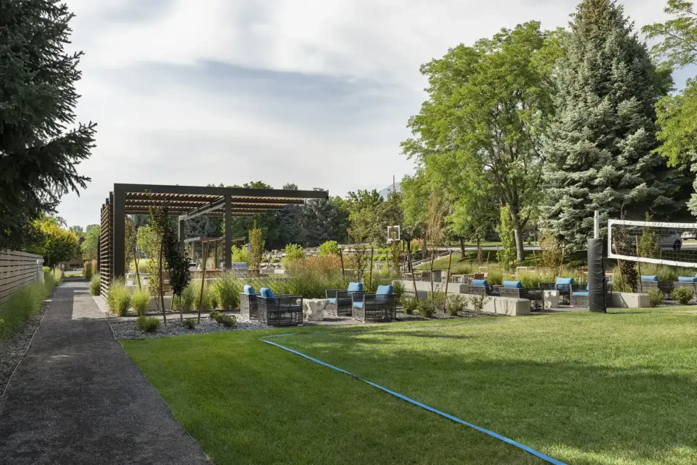 STAND-IN BRANDON TO VET — The Yard branded landscape detail